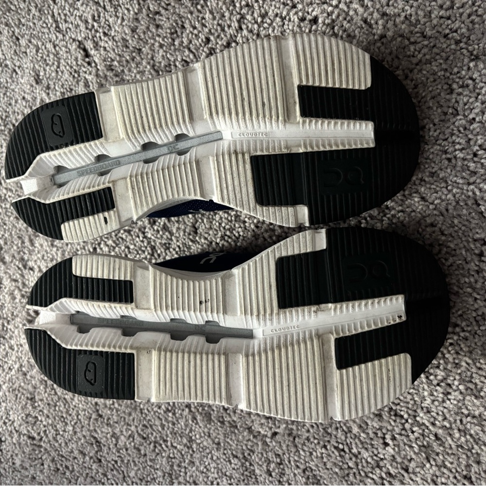 On Running Navy and Black Athletic Shoes - Picture 4 of 5